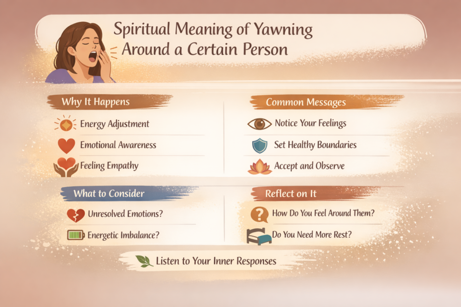 Spiritual Meaning of Yawning Around a Certain Person